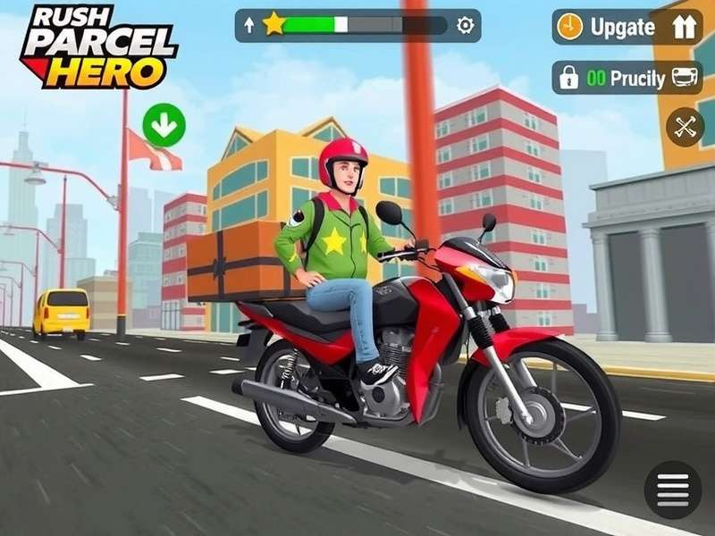 Rush Parcel Hero vehicle upgrade menu
